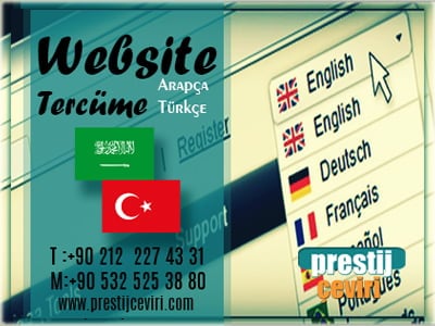 Arapça website tercümesi